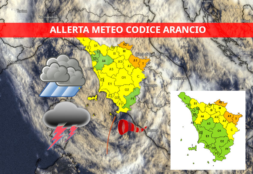 Allerta Meteo Toscana Arancio Da Questa Sera Attenzione